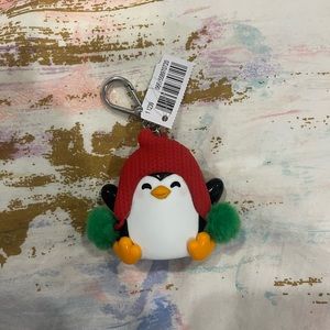 Bath And Body Works Peter Penguin Pocketbac Holder Keychain NWT